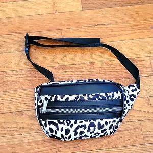 Leopard print fanny pack